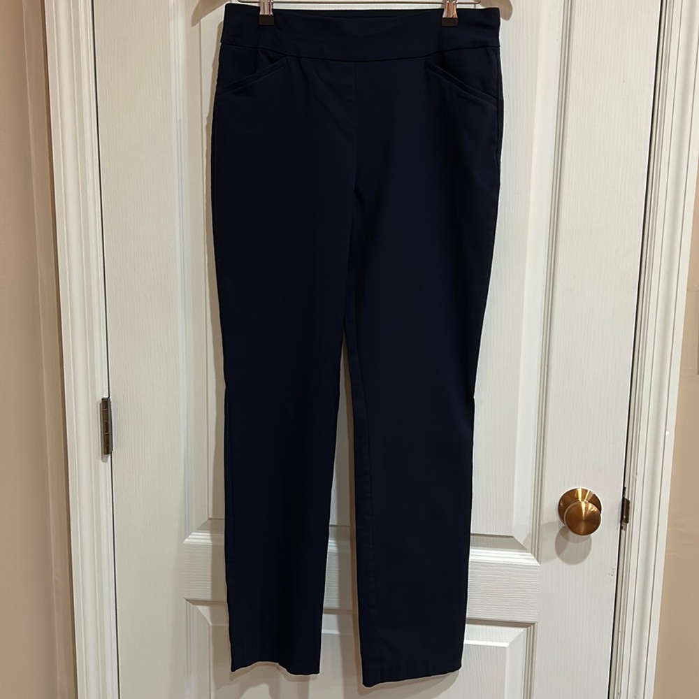 Talbots Navy Pull On Pants